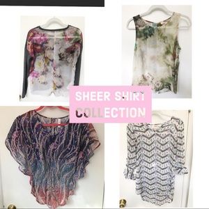 Sheer Shirt Collection Bundle